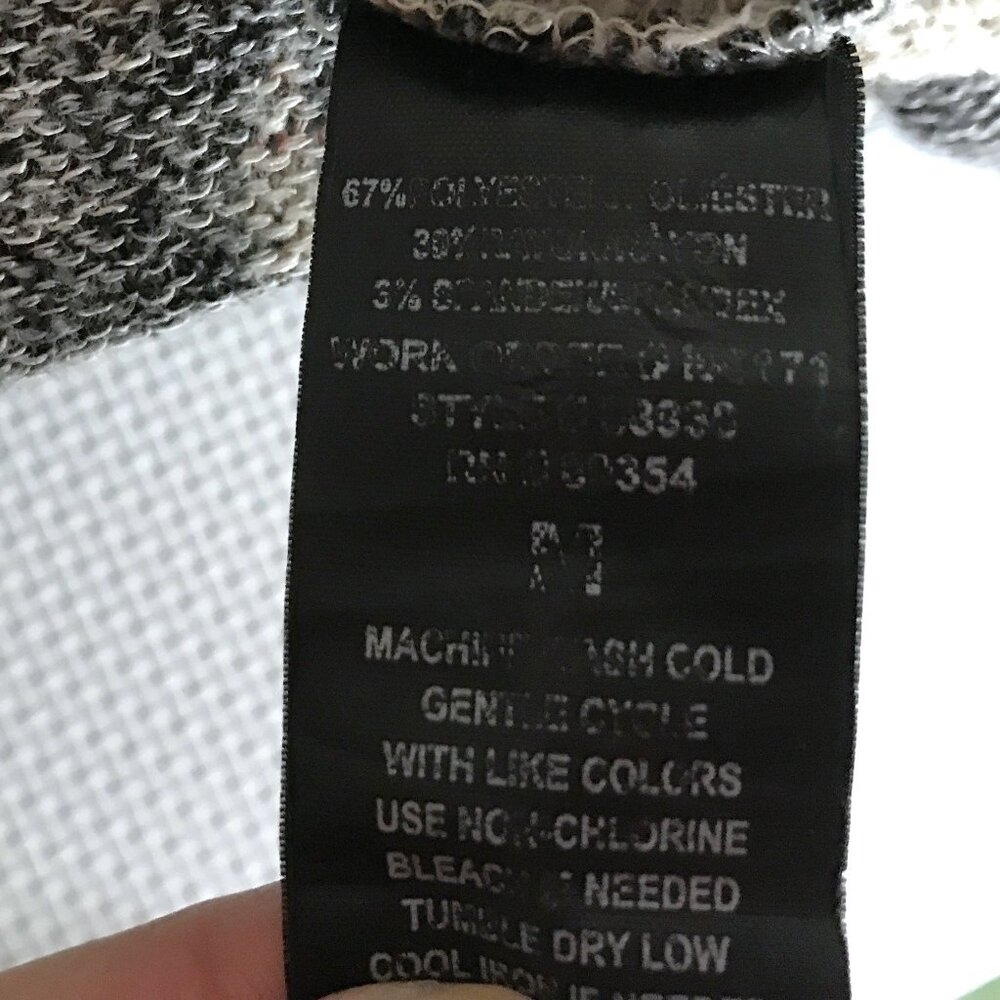 Boat Neck Casual Knit Top Geometric Print Women M, Kristin Nicole - Picture 7 of 7